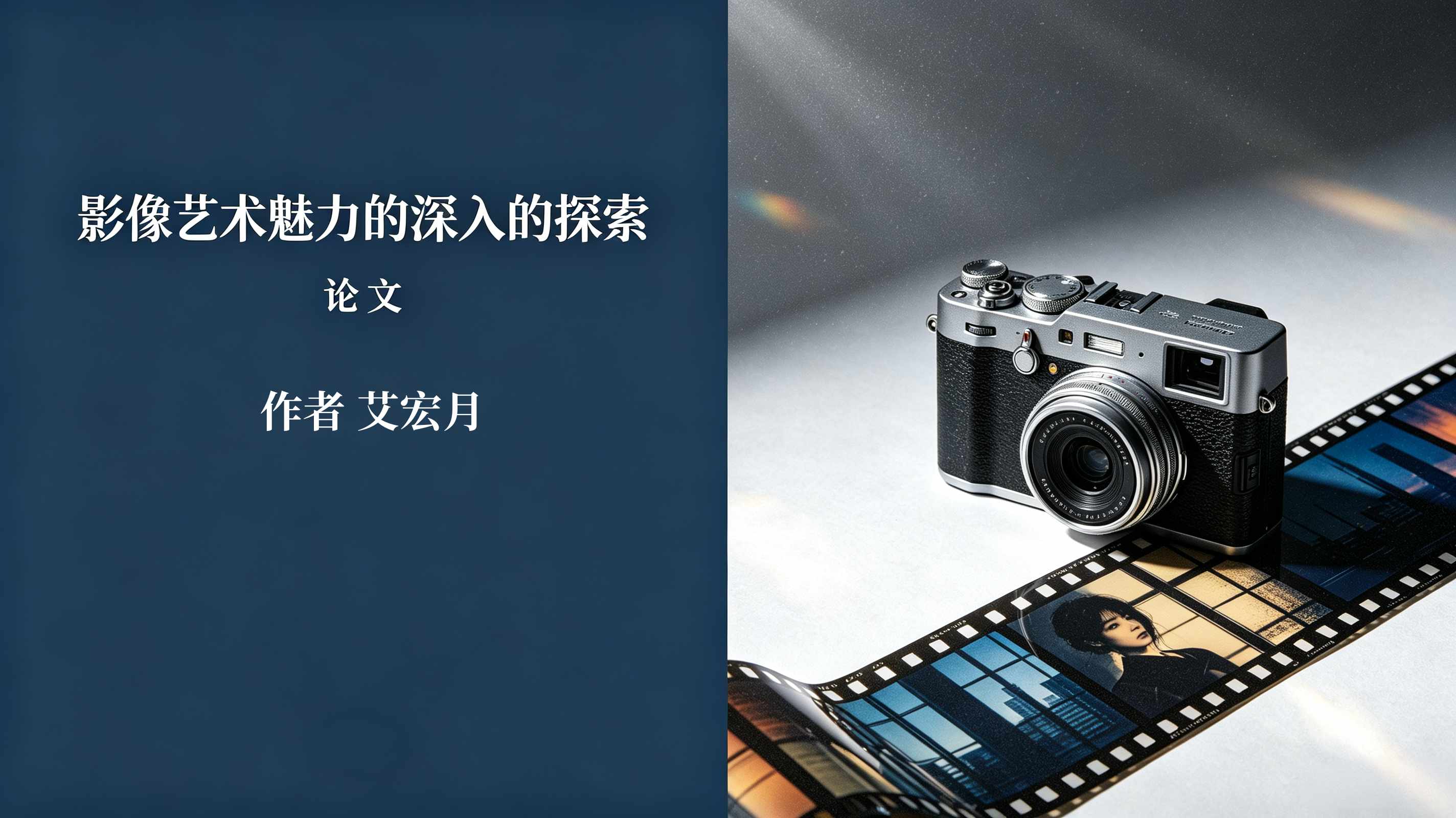 影像艺术魅力的深入的探索（论文）作者艾宏月